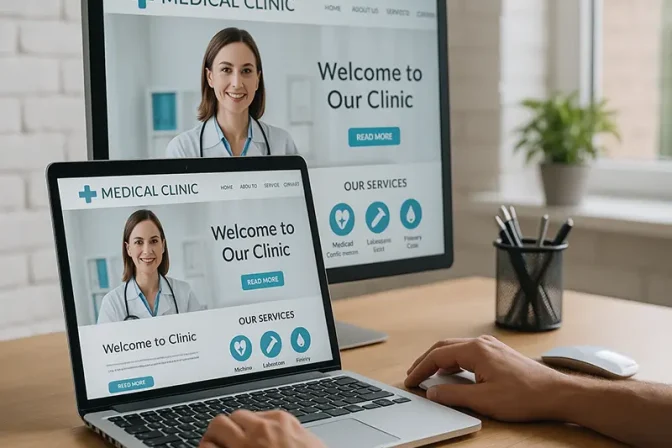Website-Entwicklung für medizinische Kliniken: Funktionalität und Ästhetik