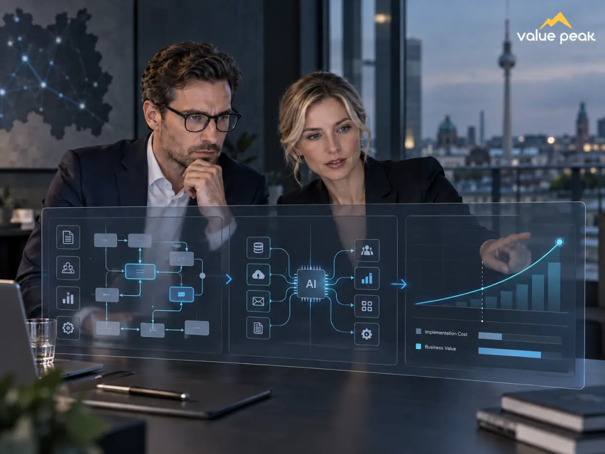 ValuePeak AI Business Consulting for artificial intelligence integration and business process automation