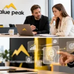 ValuePeak AI business consulting with process analysis, implementation costs and potential ROI